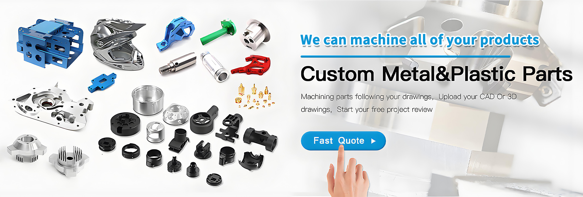 Custom machined parts manufacturer